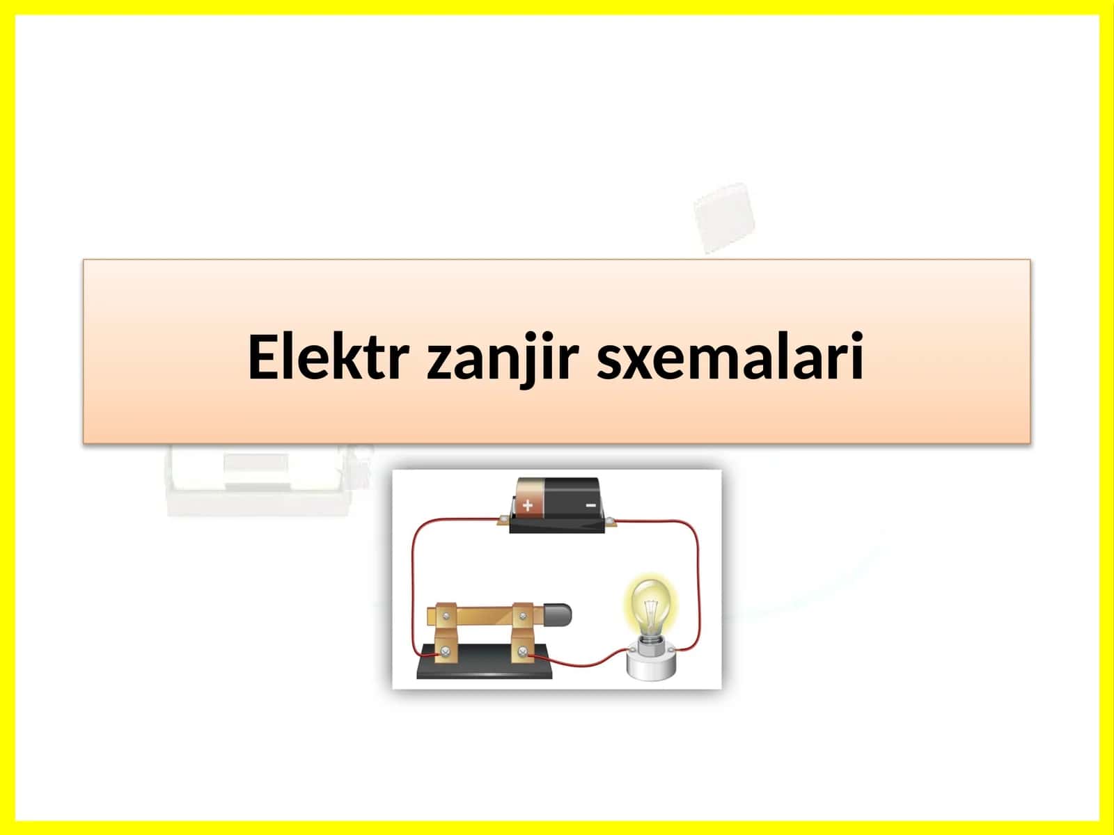 Elektrzanjirsxemalari 1