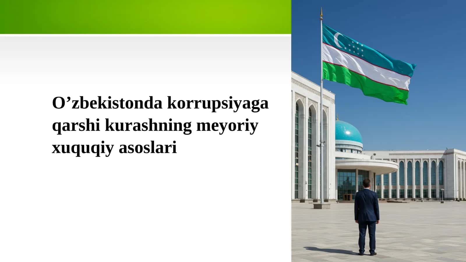 O’zbekistonda korrupsiyaga qarshi kurashning meyoriy xuquqiy asoslari 1