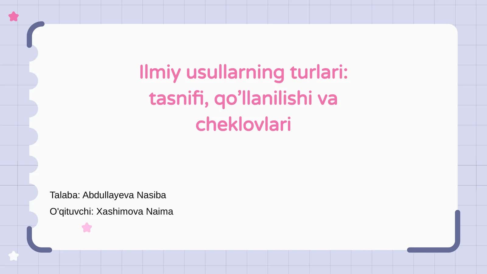 Ilmiy usullarning turlari: tasnifi, qo’llanilishi va cheklovlari 1