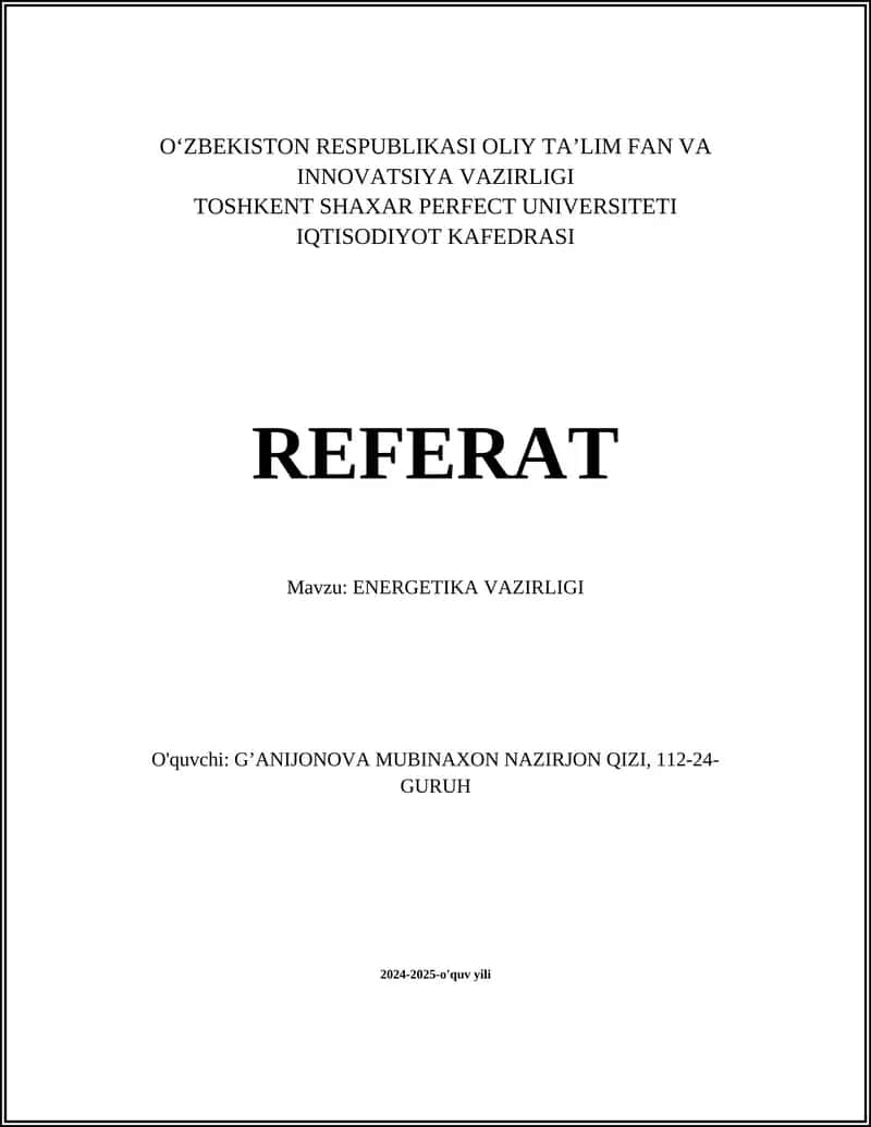ENERGETIKA VAZIRLIGI 1