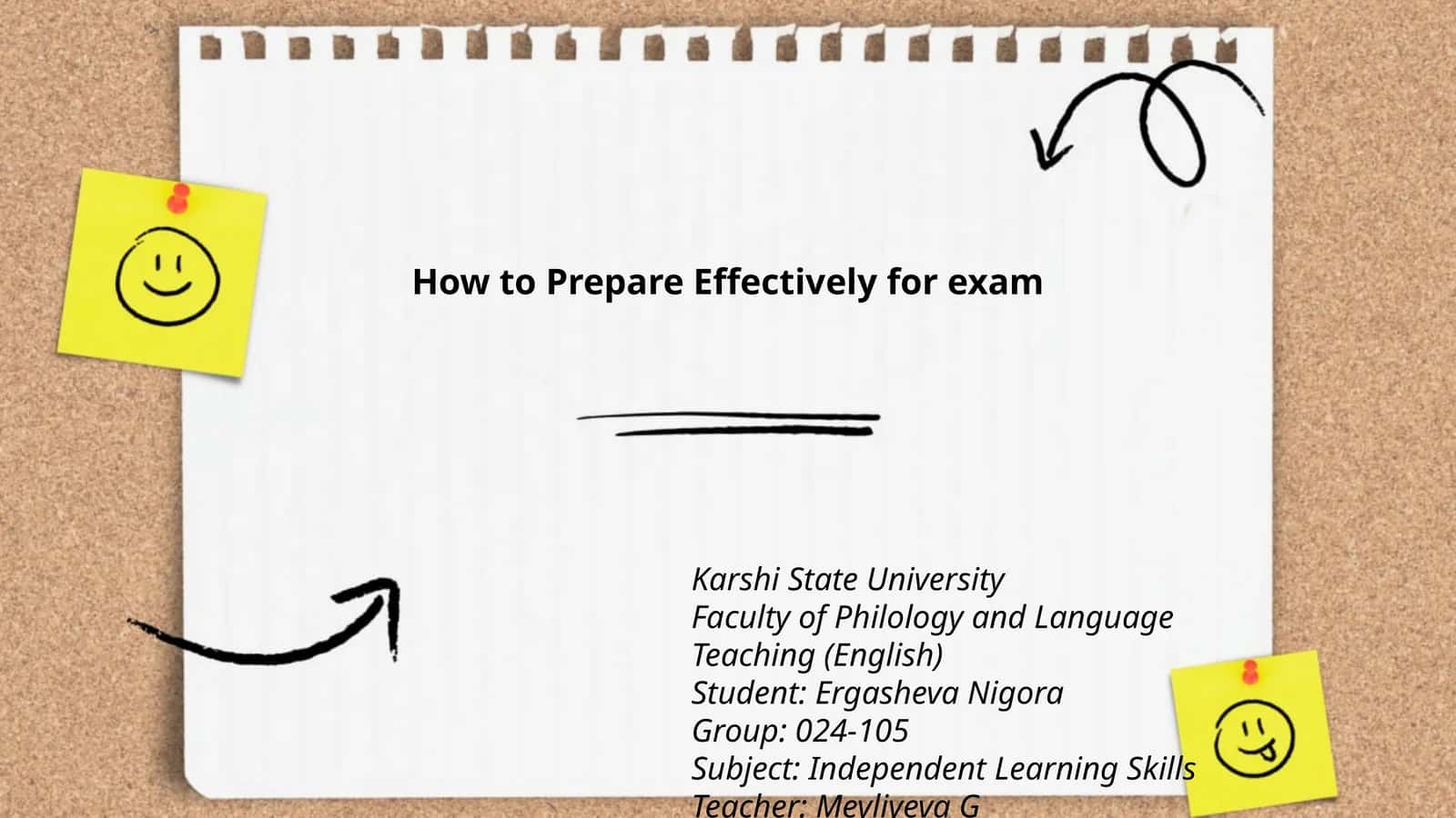 How to Prepare Effectively for exam 1