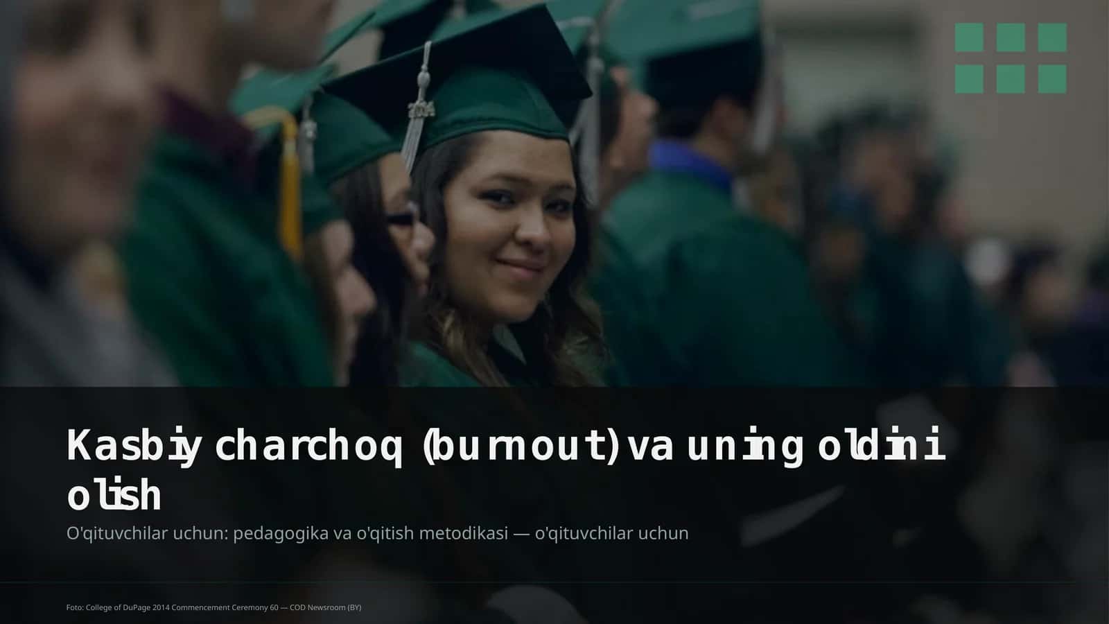 Kasbiy charchoq (burnout) va uning oldini olish 1