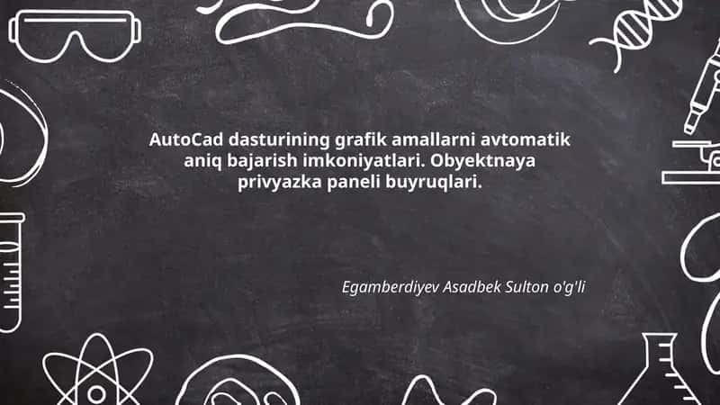 Obyektnaya privyazka (OSNAP) 1