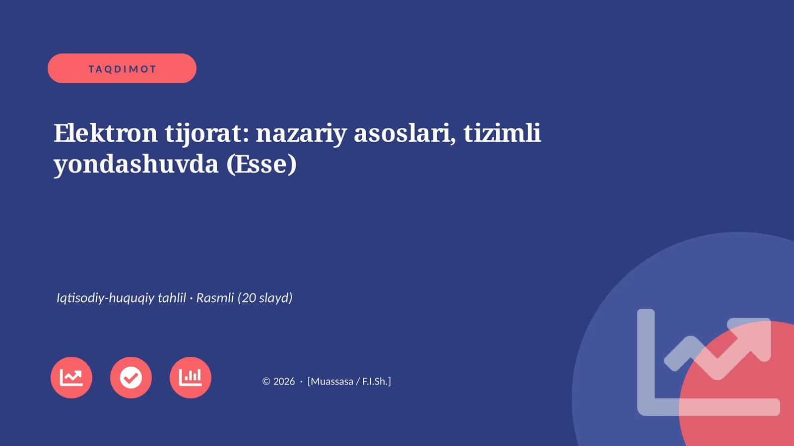 Elektron tijorat: nazariy asoslari, tizimli yondashuvda (Esse) 1