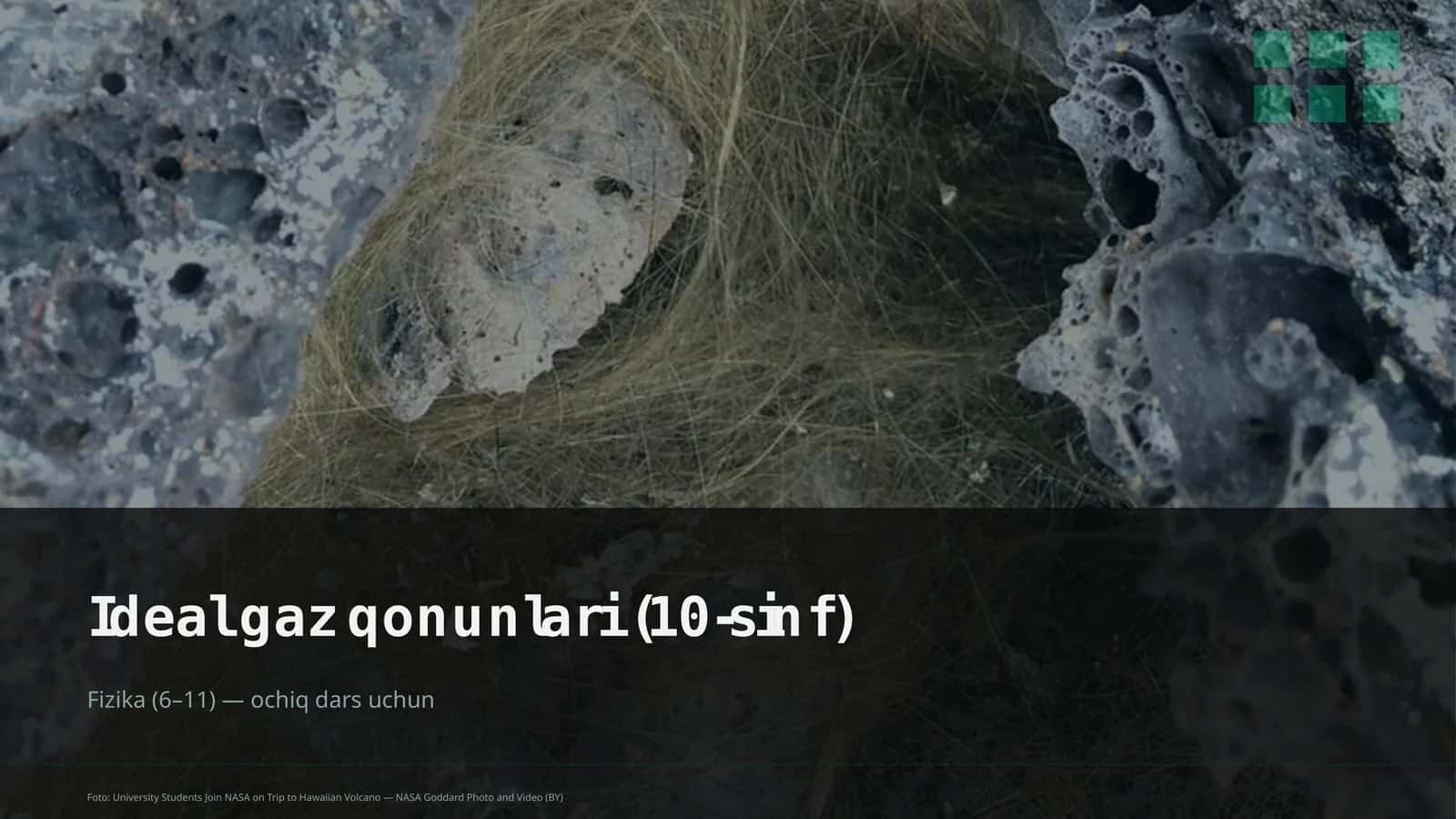 Ideal gaz qonunlari (10-sinf) 1