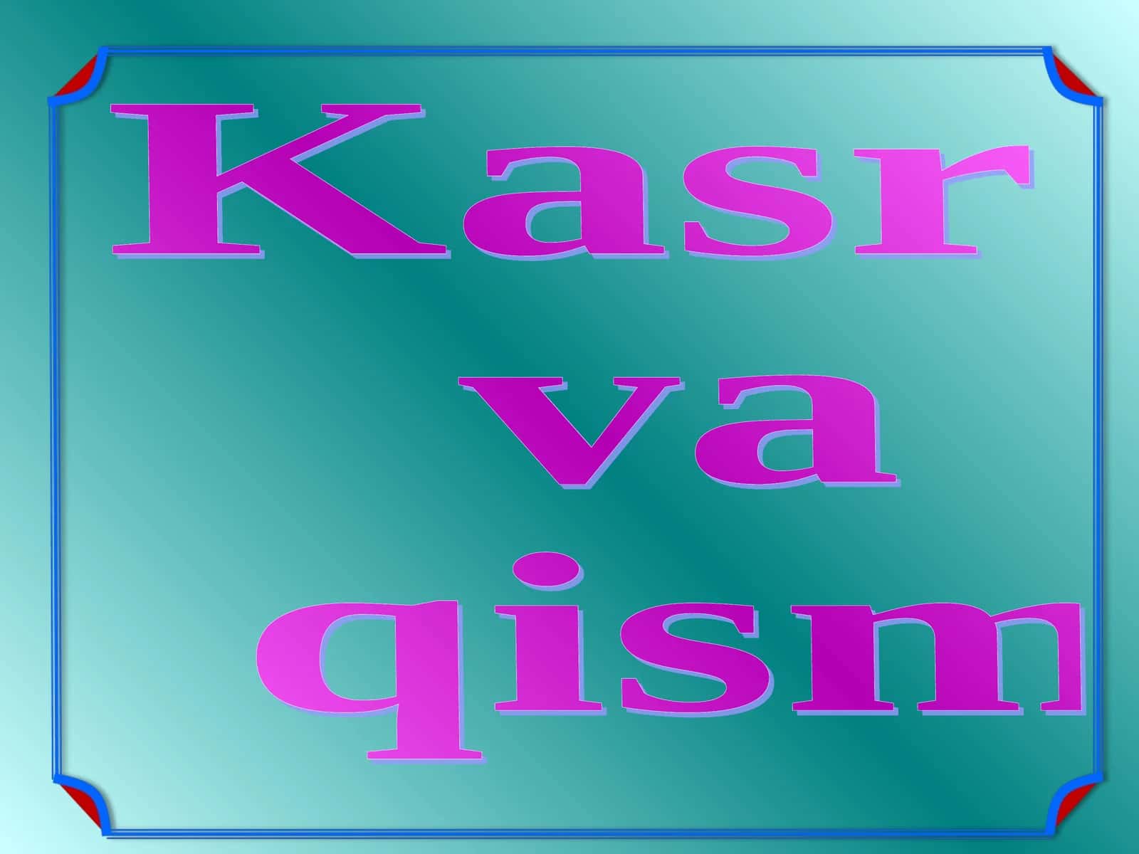 Sutkaning qanday qismi o`tdi? 1