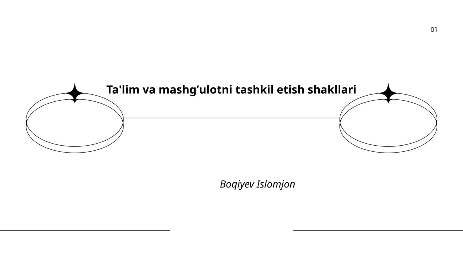 Ta'lim va mashgʻulotni tashkil etish shakllari 1