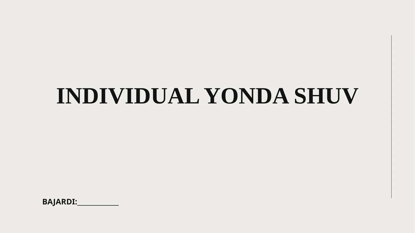 Individual Yondashuv 1