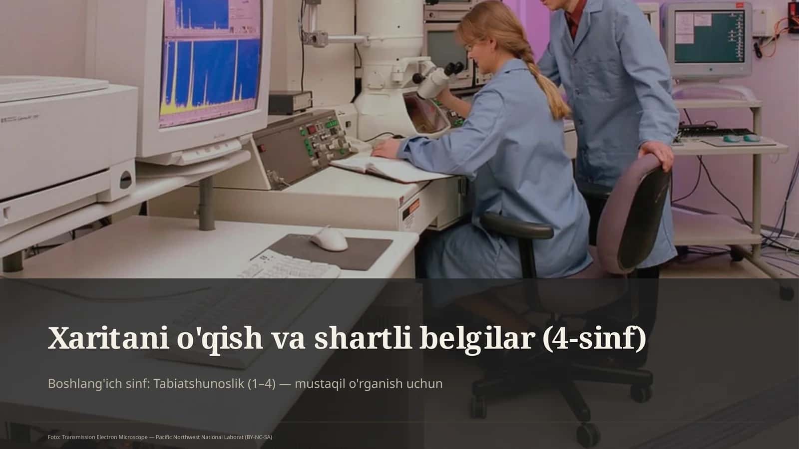 Xaritani o'qish va shartli belgilar (4-sinf) 1