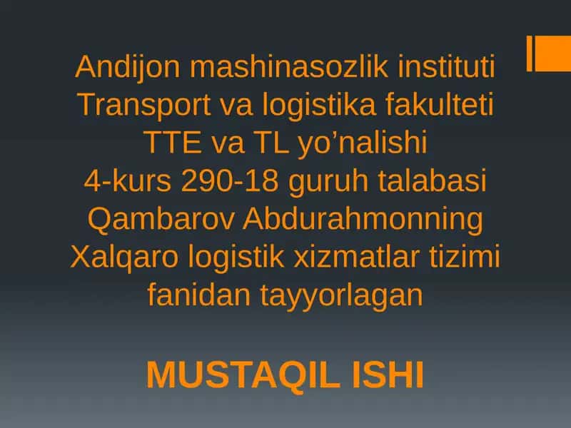 O'zbekiston va xalqaro tashkiilotlarning bojxonasohasidagi hamkorlik 1