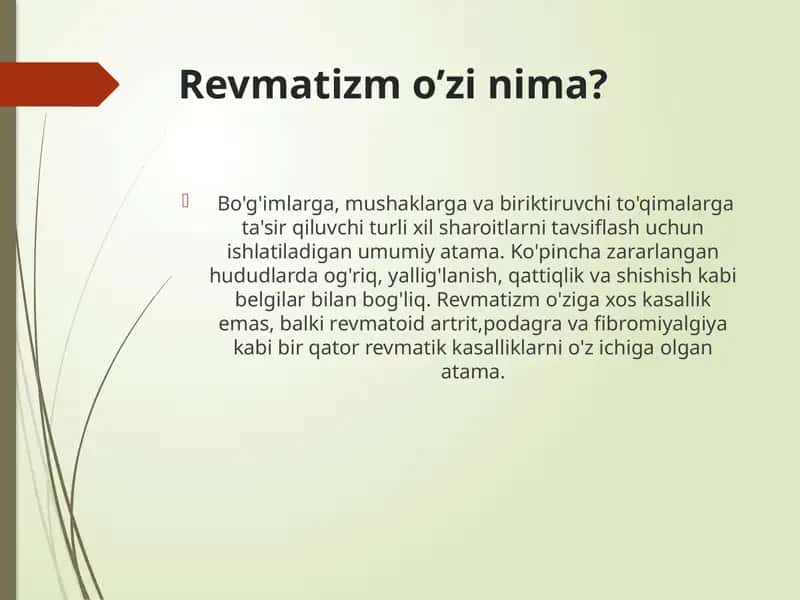 Revmatizm 1