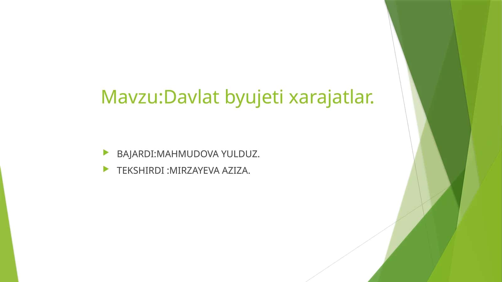 Davlat byujeti xarajatlar 1