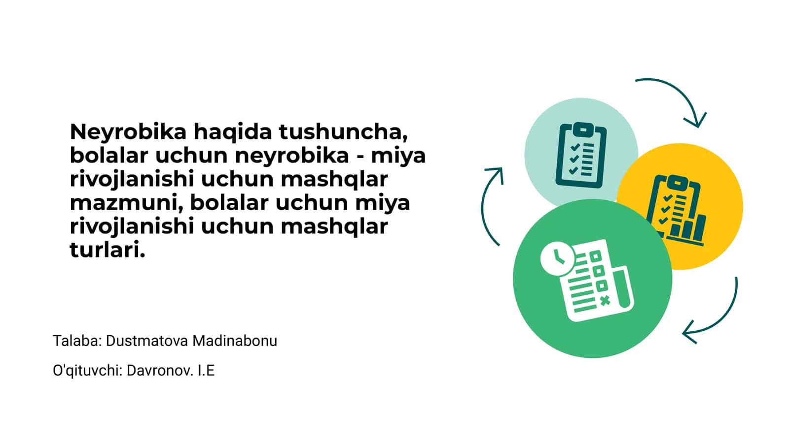 Neyrobika mashqlari 1