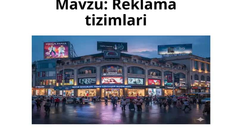 Reklama tizimlari 1