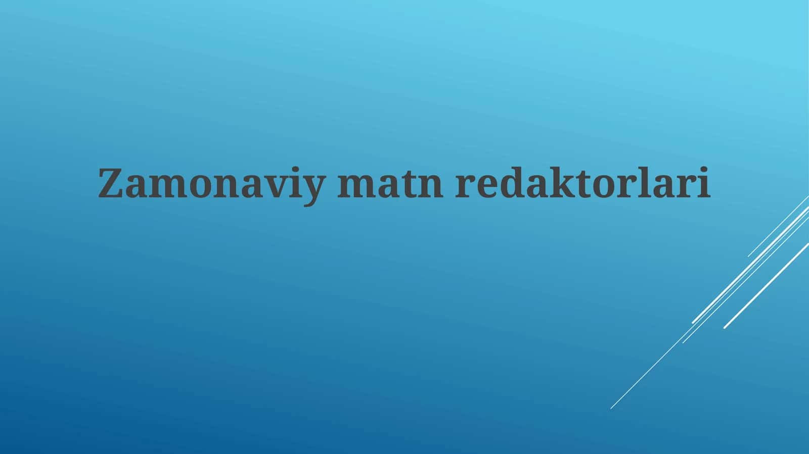Zamonaviymatnredaktorlari 1
