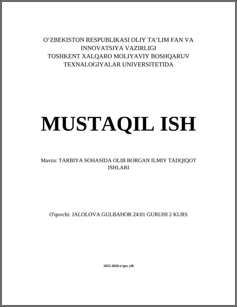 Maktab tarbiyasida axloqiy qadriyatlarni shakllantirish metodlari 1