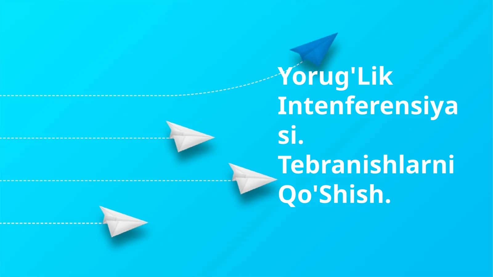 Yorug'Lik Intenferensiyasi. Tebranishlarni Qo'Shish 1