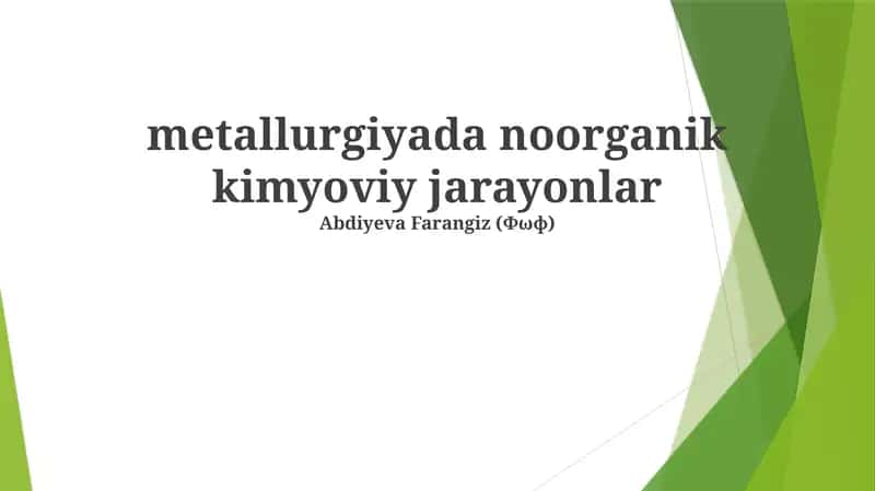 Pirometologiya: Printsiplar va Qo'llanmalar 1