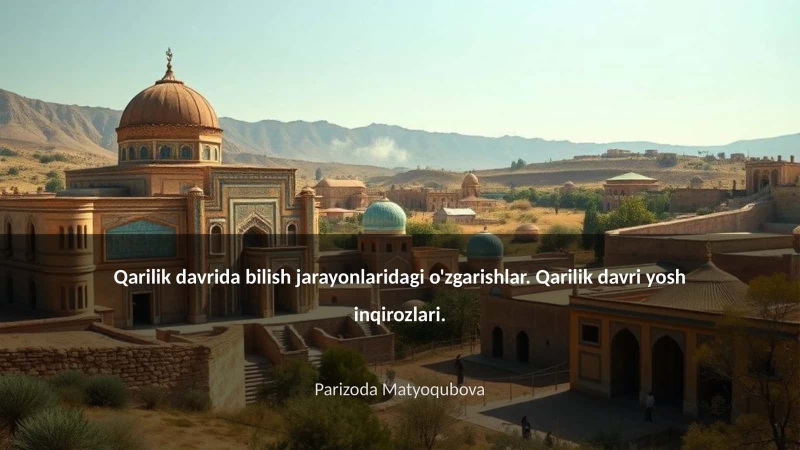 Qarilik davrida bilish jarayonlaridagi o'zgarishlar 1