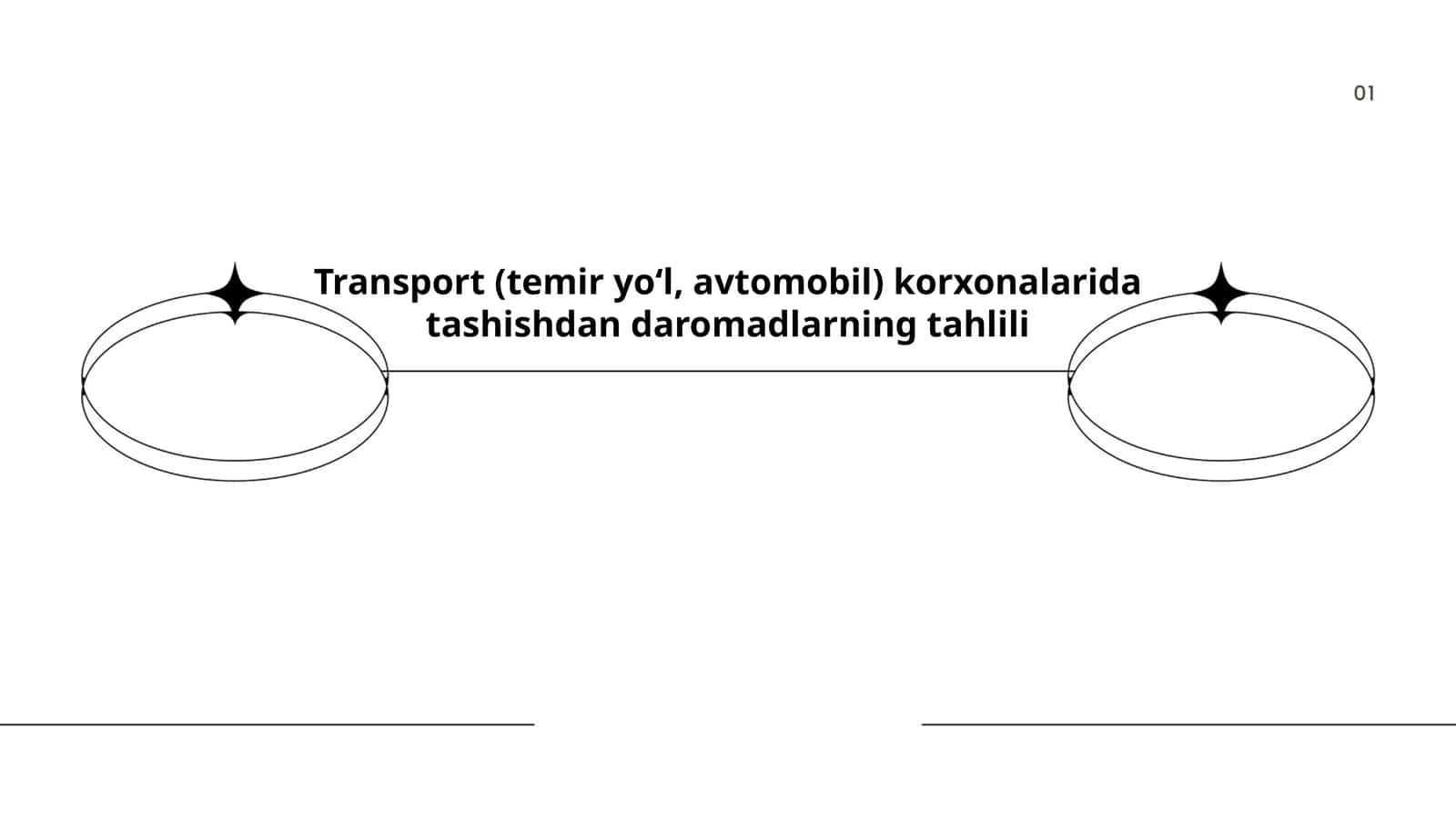 Transport (temir yo‘l, avtomobil) korxonalarida tashishdan daromadlarning tahlili 1