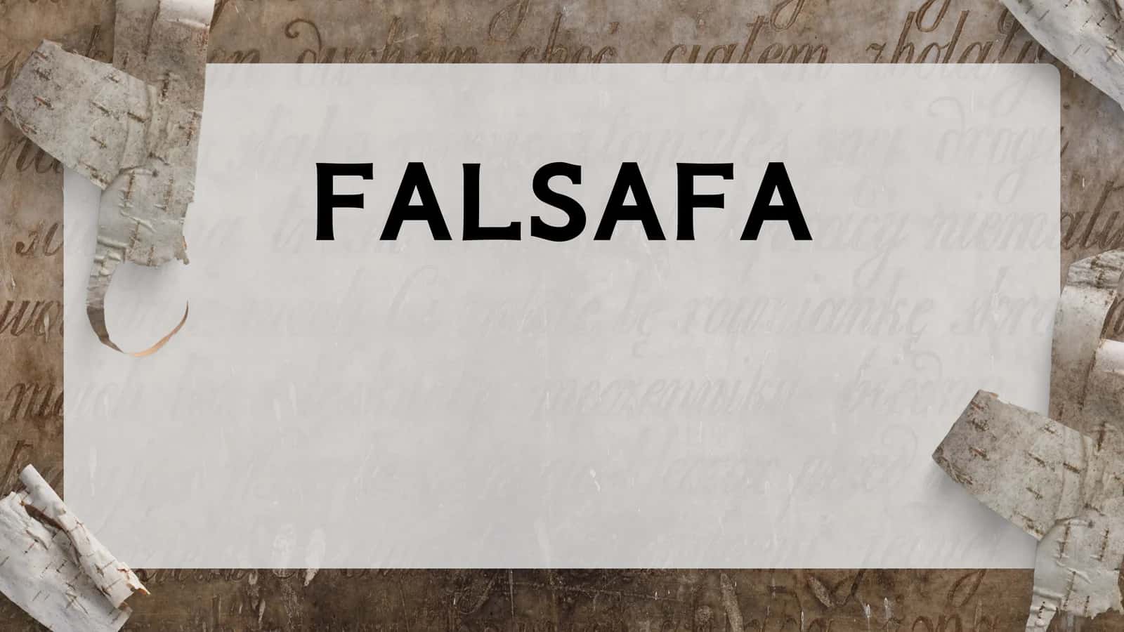 INSON FALSAFASI 1