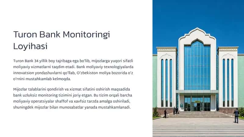 Turon Bank Monitoringi Loyihasi 1