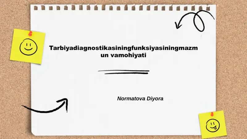 Tarbiyadiagnostikasining funksiyasi 1