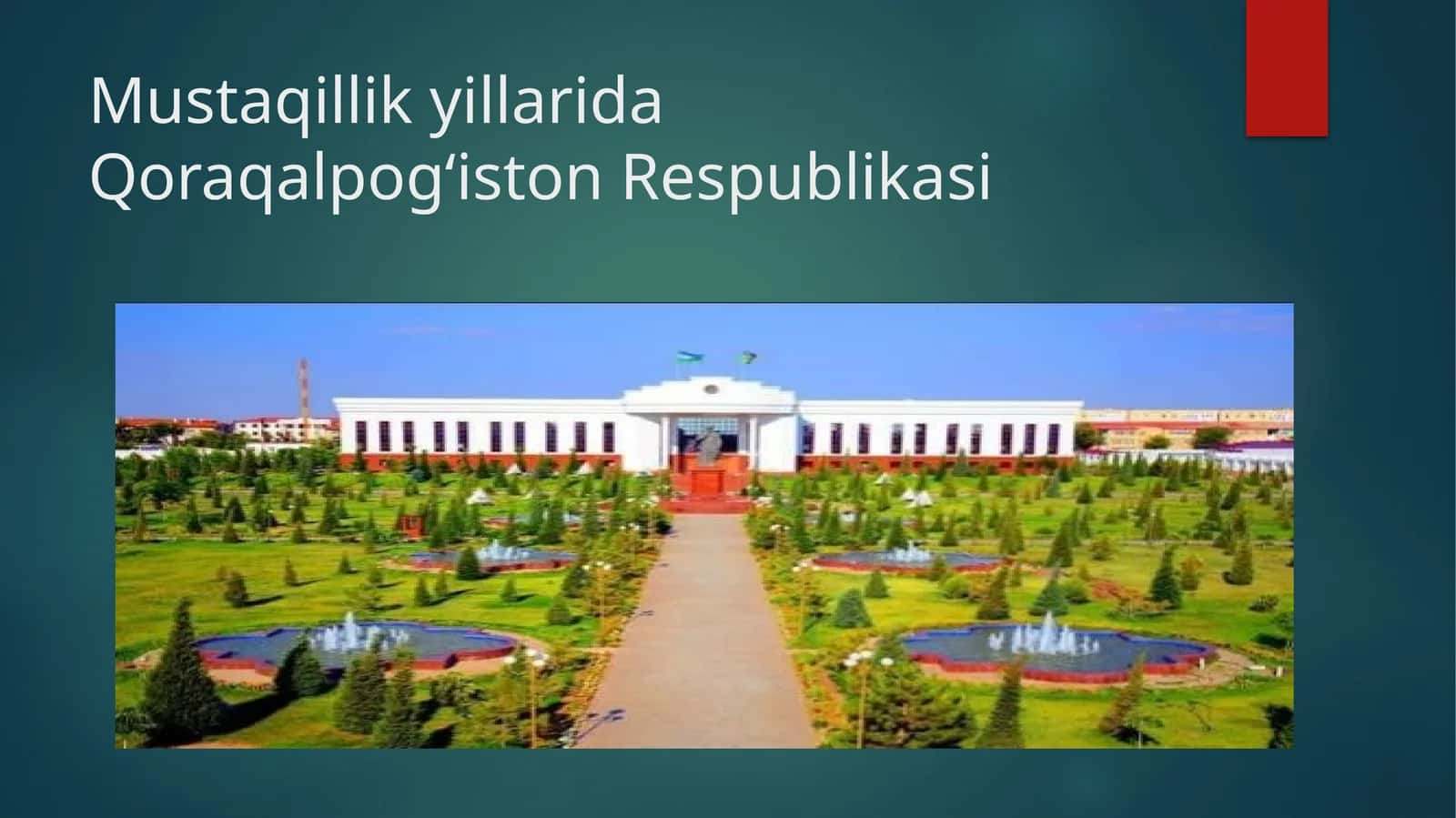 Mustaqillik yillarida Qoraqalpog‘iston Respublikasi 1