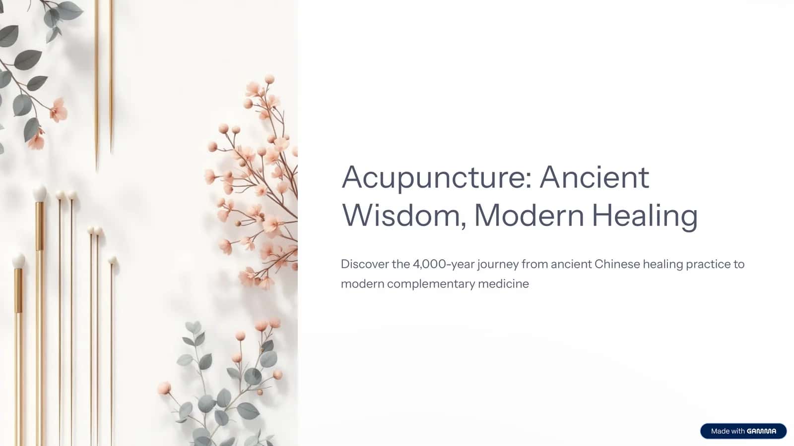 The Roots of Healing: A 4,000-Year Journey 1