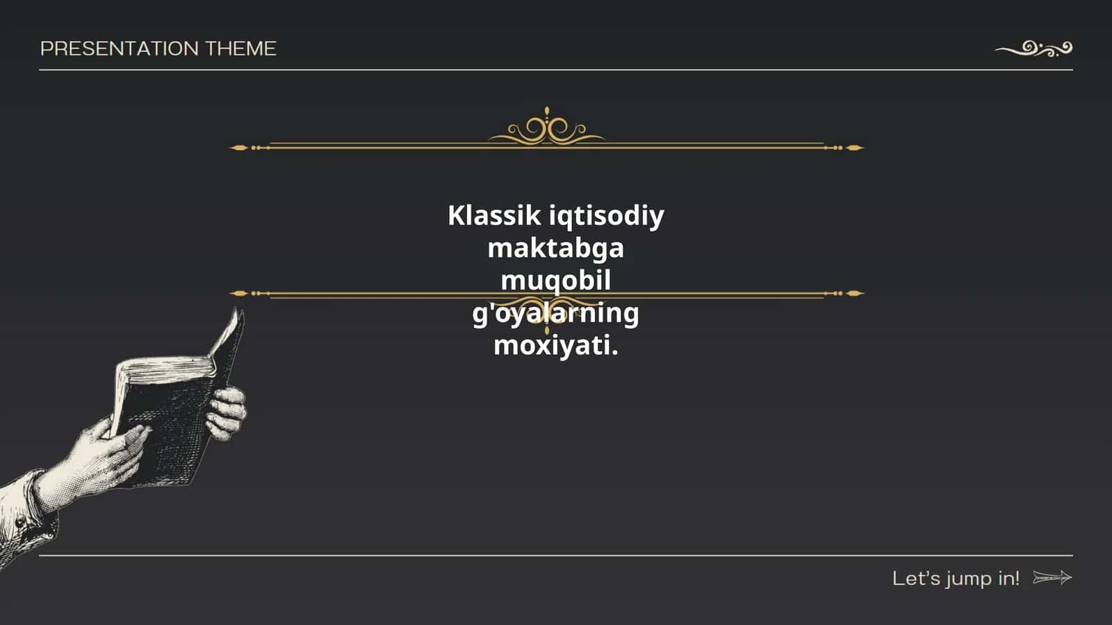 Klassik iqtisodiy maktabga muqobil g'oyalarning moxiyati 1