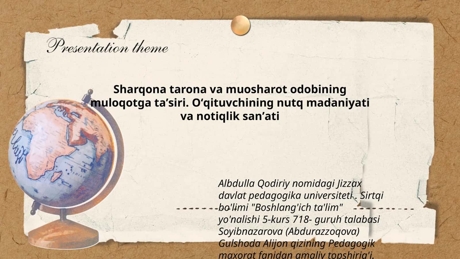 Sharqona tarona va muosharot odobining muloqotga ta'siri 1