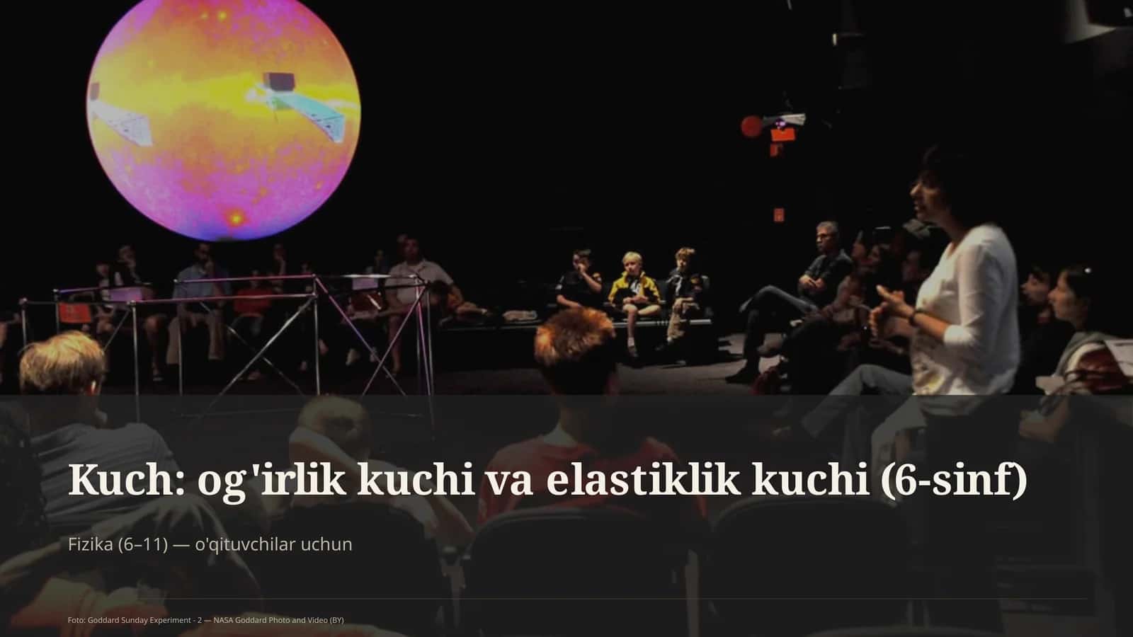 Fizika (6–11) — o'qituvchilar uchun 1