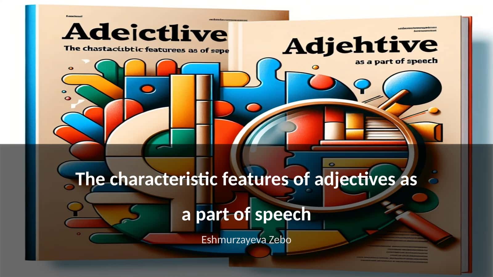 The characteristic features of adjectives as a part of speech 1
