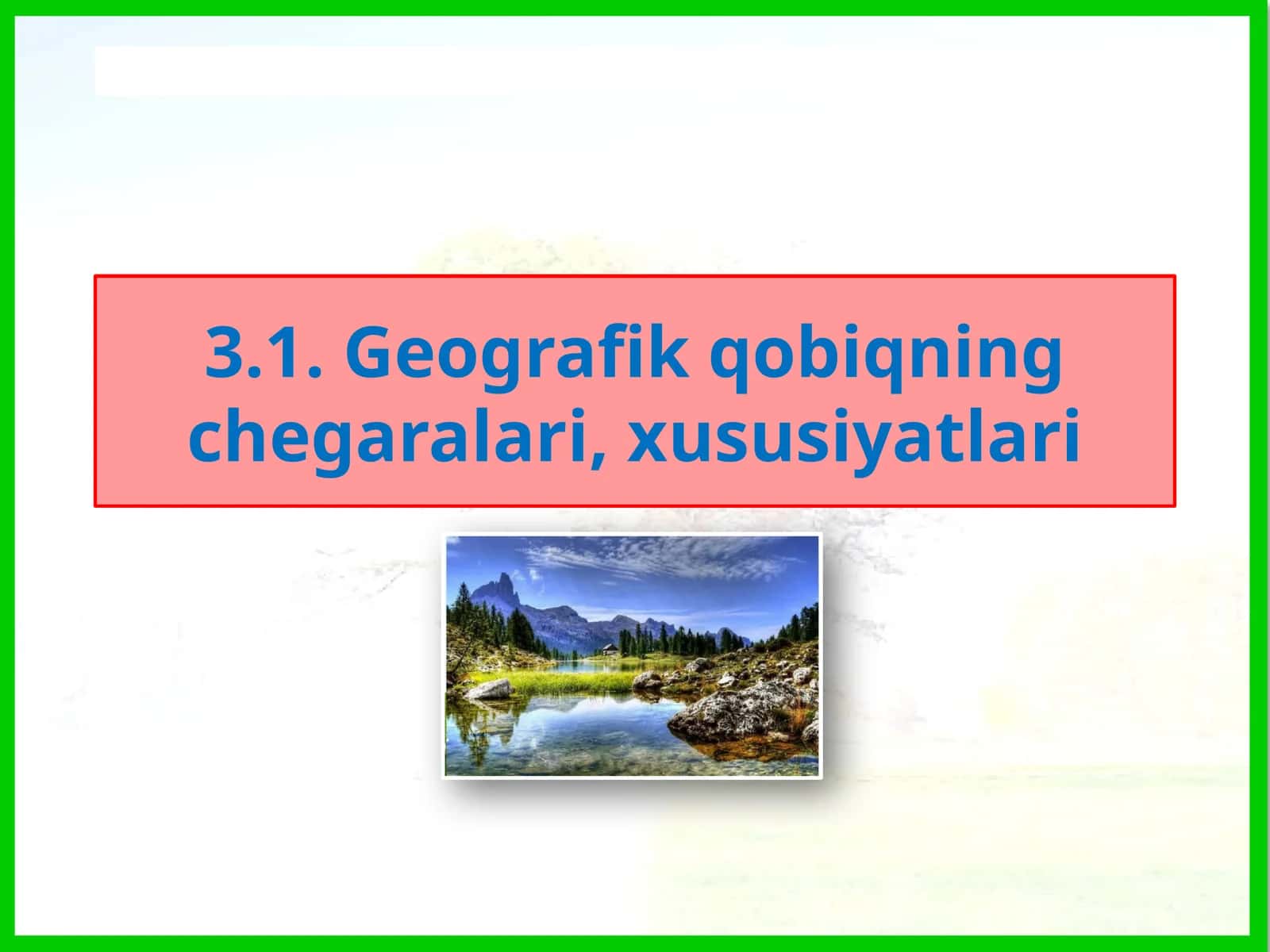 GЕОGRАFIK KООRDINАTАLАR 1