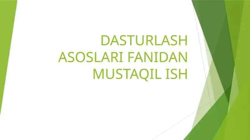 Python dasturlash tilida Funksiya nima 1