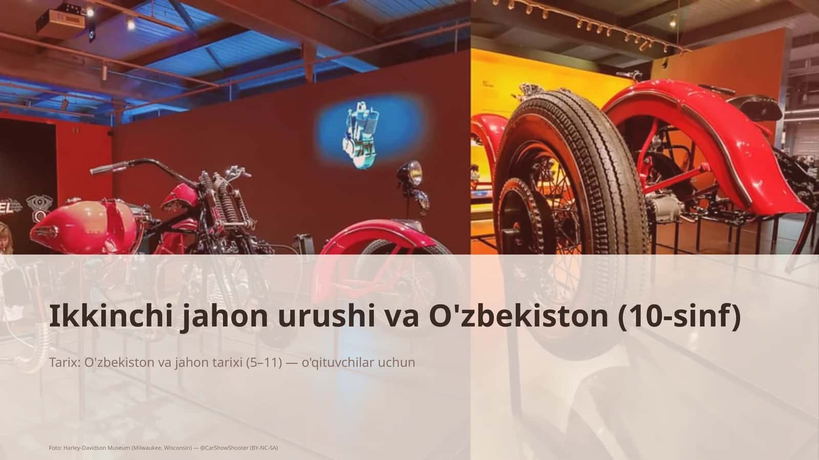 Ikkinchi jahon urushi va O'zbekiston (10-sinf) 1