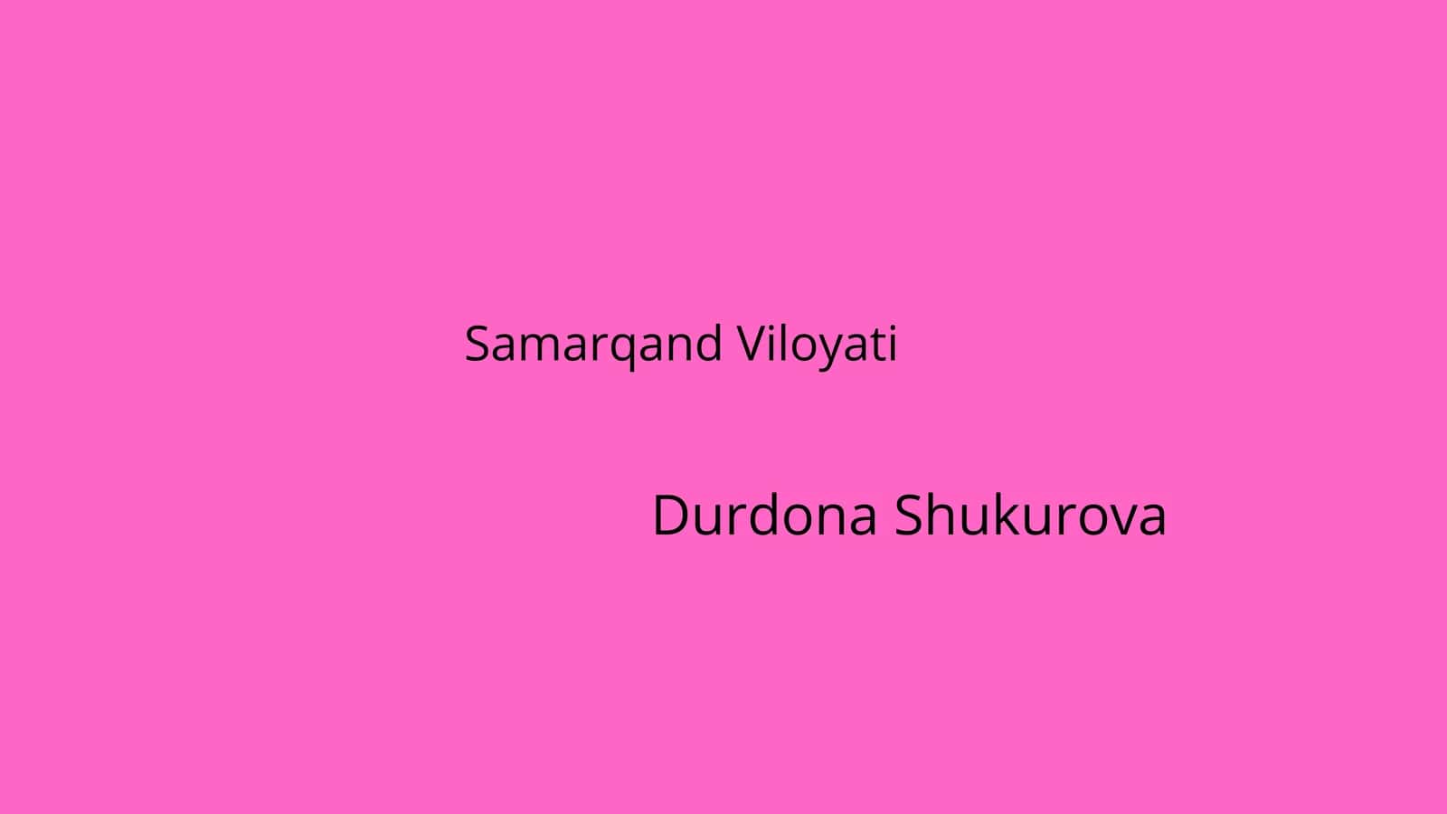 Samarqand Shahri Haqida 1