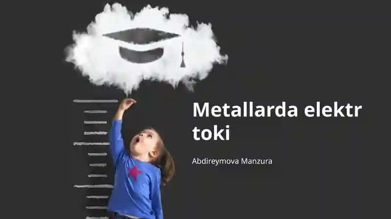Metallarda elektr toki 1