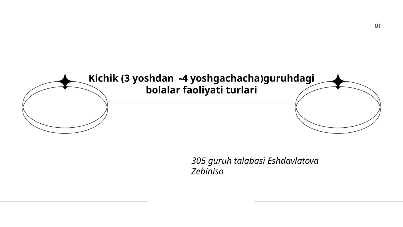 Kichik (3 yoshdan -4 yoshgachacha)guruhdagi bolalar faoliyati turlari 1