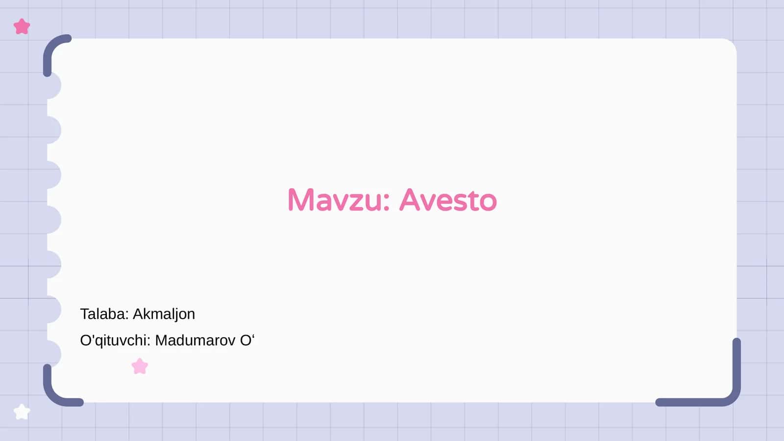 Avesto 1