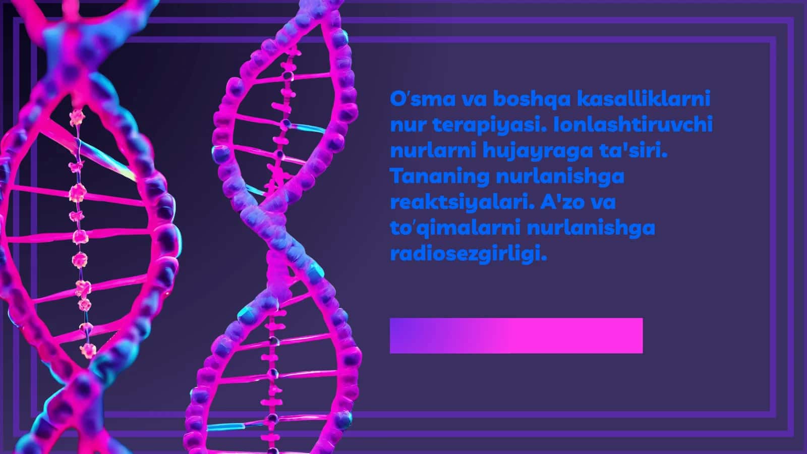 Nurlashuvning asosiy prinsiplari va klinik qo’llanilishi 1