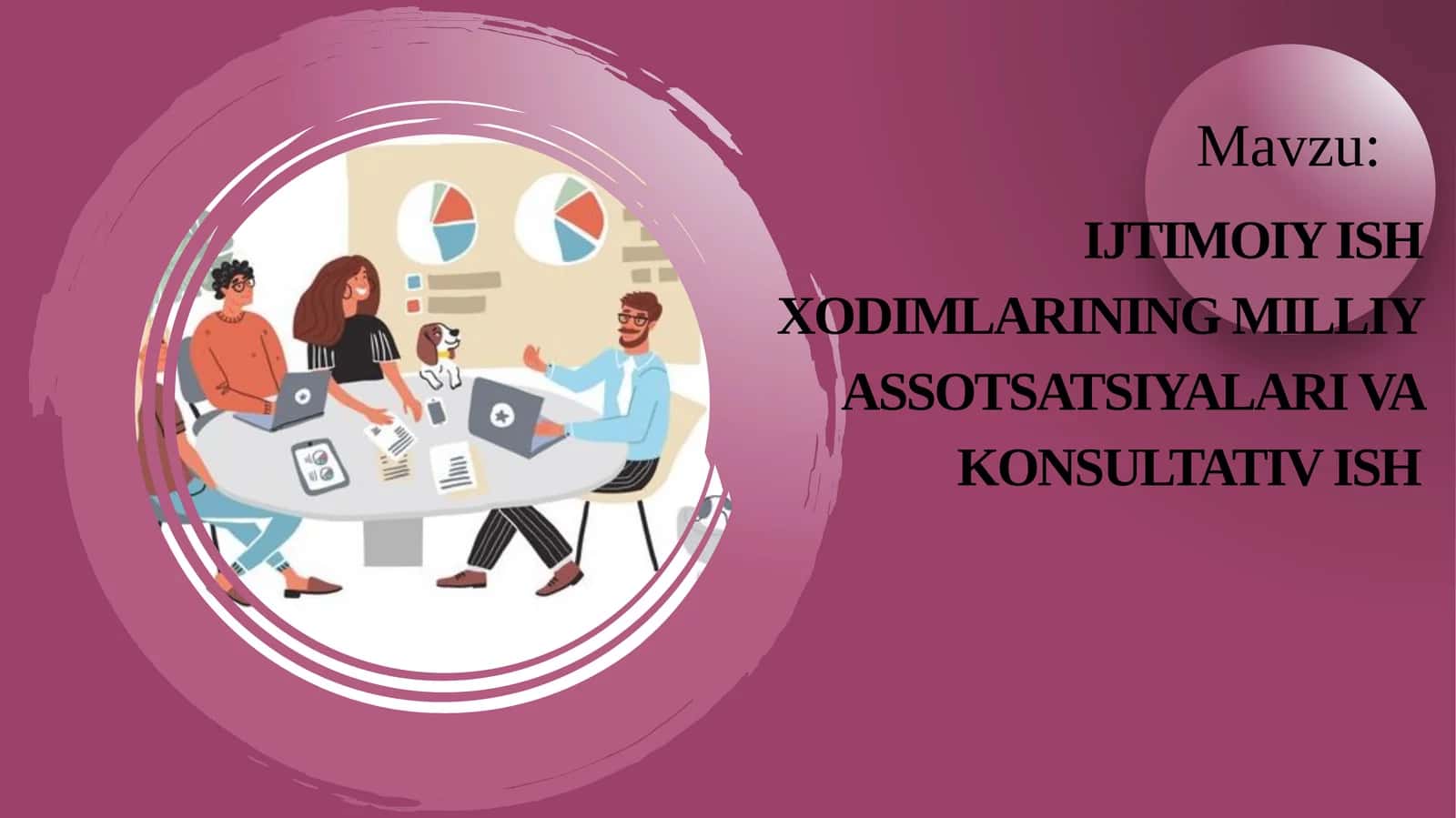 Ijtimoiy ish xodimlarining milliy assotsatsiyalari va konsultativ ish 1