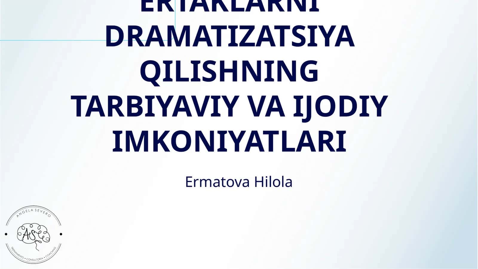 ERTAKLARNI DRAMATIZATSIYA QILISHNING TARBIYAVIY VA IJODIY IMKONIYATLARI 1
