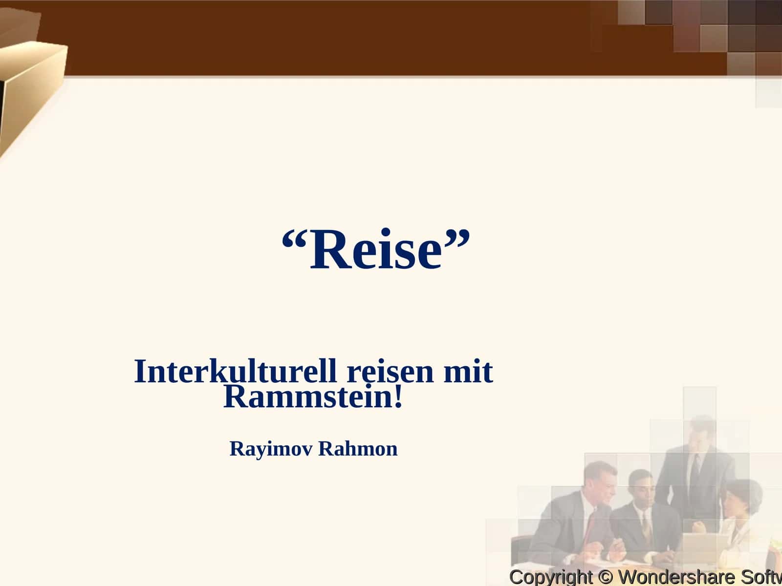Reise Reise 1
