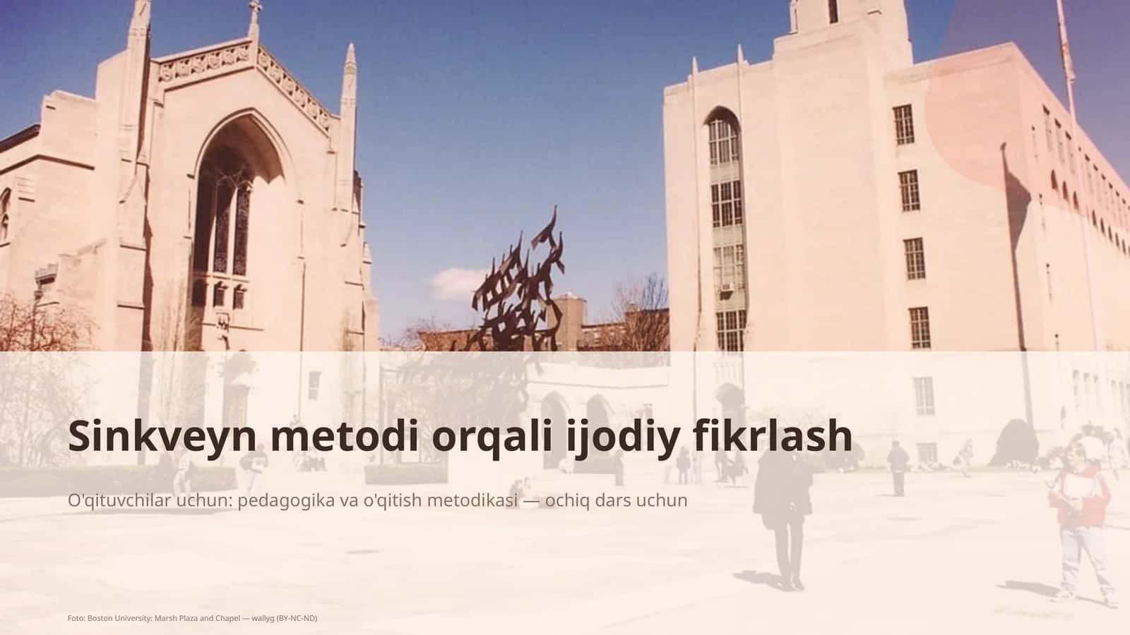 Sinkveyn metodi orqali ijodiy fikrlash 1