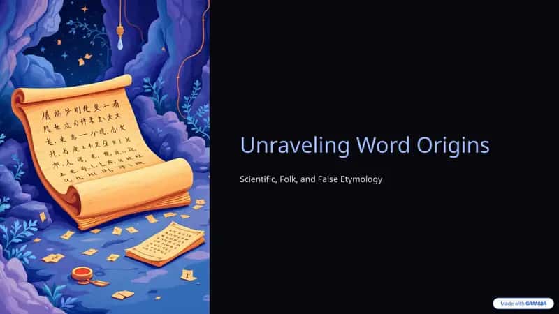 Unraveling Word Origins 1