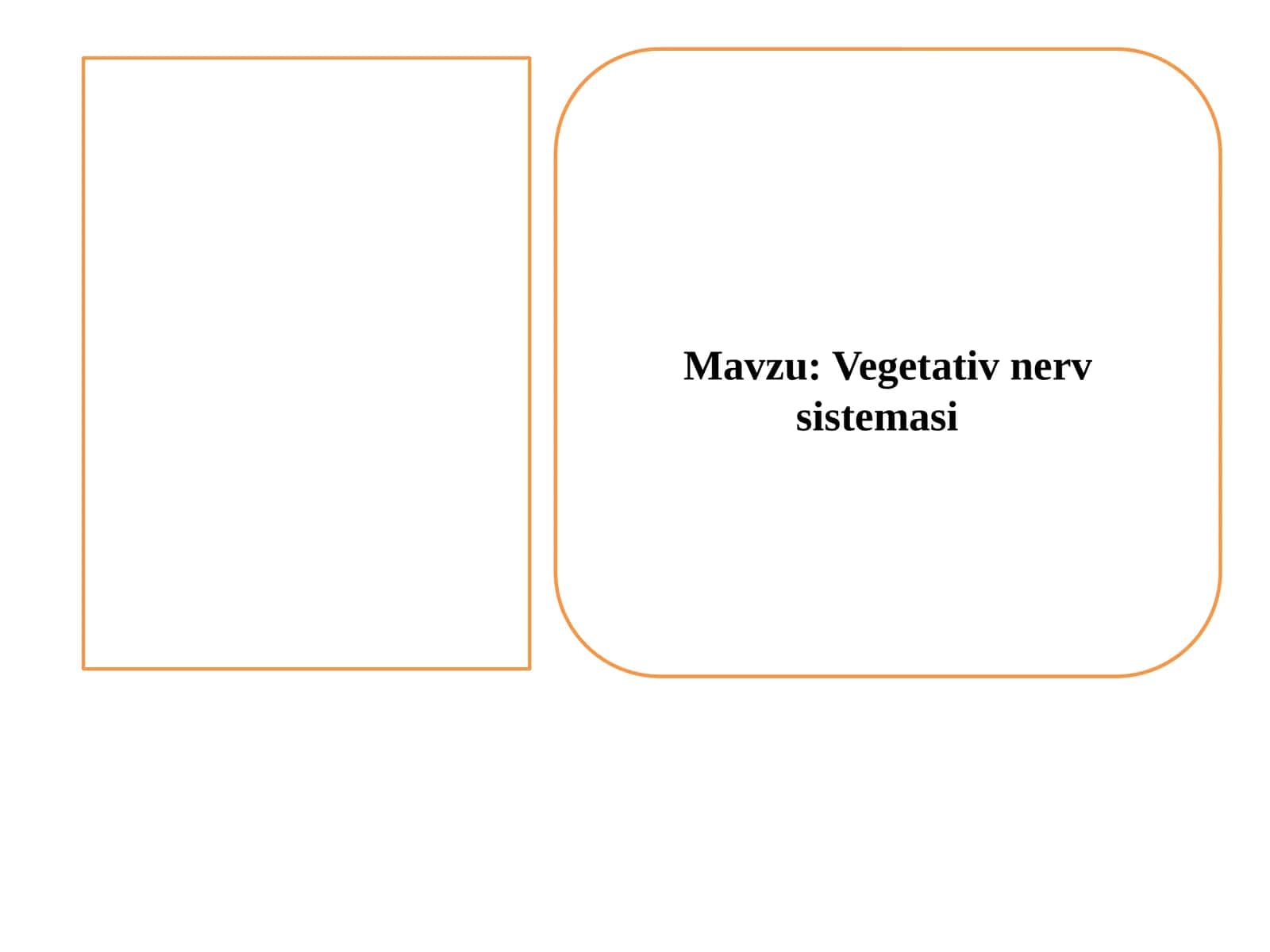 Vegetativ nerv sistemasi 1