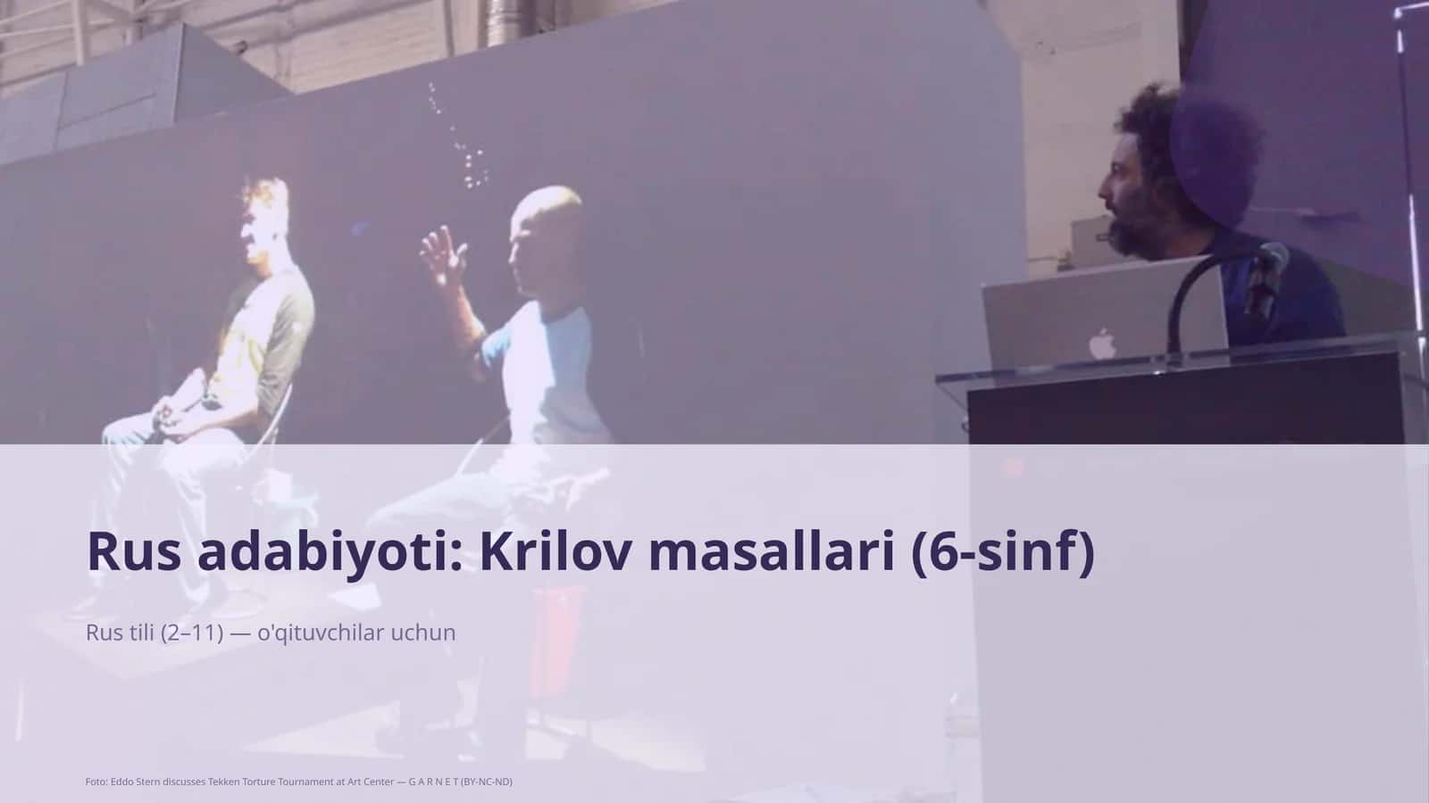 Rus adabiyoti: Krilov masallari (6-sinf) 1
