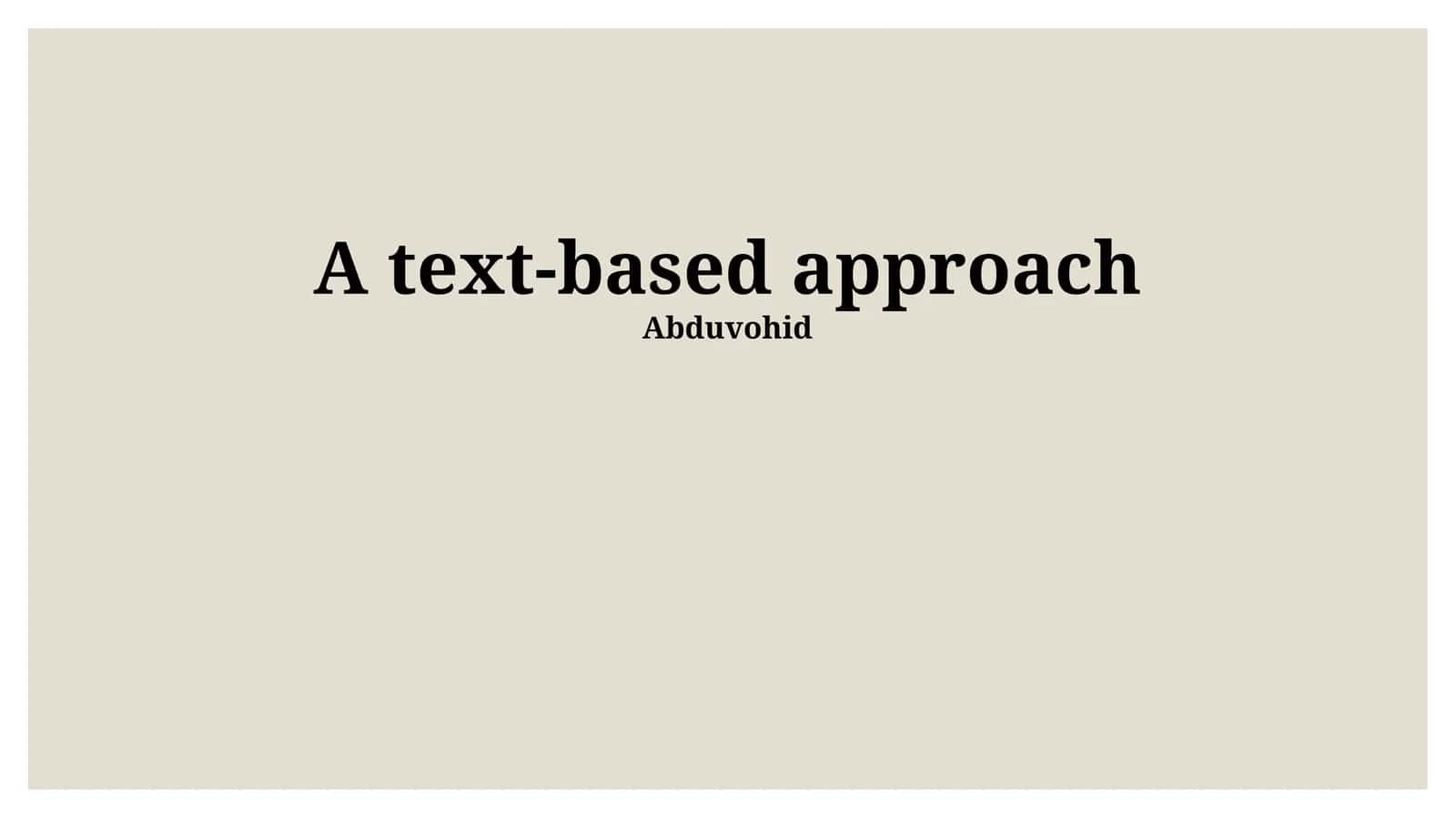 Plan: Tools and Technologies for Translation 1