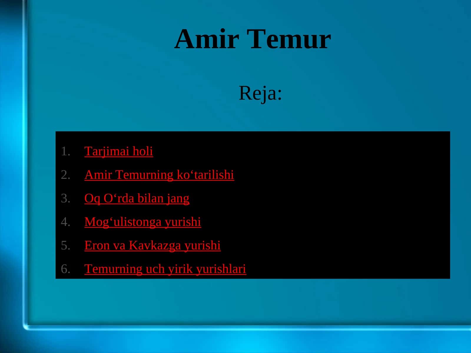 Amir Temur 1